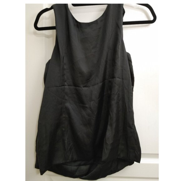 MAX BLACK GLOSSY SLEEVELESS TOP (US10) - Picture 5 of 5
